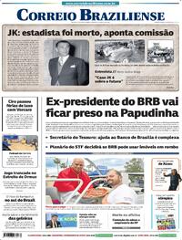 Capa do jornal Correio Braziliense 09/05/2026