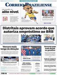 Capa Correio Braziliense 10/06/2026