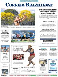 Capa do jornal Correio Braziliense 10/08/2026