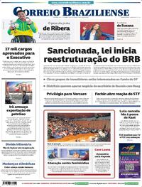Capa do jornal Correio Braziliense 11/03/2026