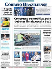 Capa do jornal Correio Braziliense 11/05/2026