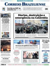 Capa do jornal Correio Braziliense 11/08/2026