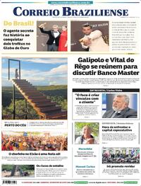 Capa do jornal Correio Braziliense 12/01/2026
