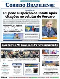 Capa do jornal Correio Braziliense 12/02/2026
