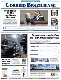 Capa do jornal Correio Braziliense 13/05/2026