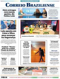 Capa do jornal Correio Braziliense 14/01/2026