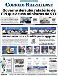Capa do jornal Correio Braziliense 15/04/2026