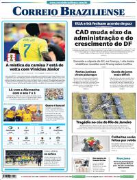 Capa Jornal Correio Braziliense