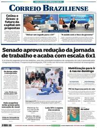 Capa Jornal Correio Braziliense