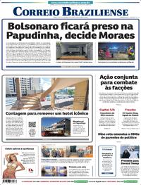 Capa do jornal Correio Braziliense 16/01/2026