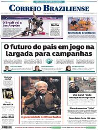 Capa do jornal Correio Braziliense 16/08/2026