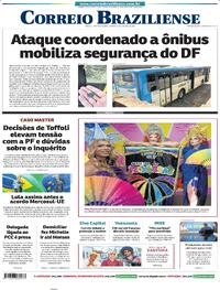 Capa do jornal Correio Braziliense 17/01/2026