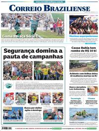 Capa do jornal Correio Braziliense 17/08/2026