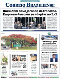 Capa Jornal Correio Braziliense