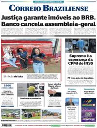 Capa do jornal Correio Braziliense 18/03/2026