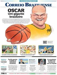 Capa do jornal Correio Braziliense 18/04/2026
