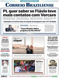 Capa Correio Braziliense 18/05/2026