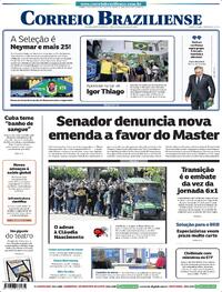 Capa Correio Braziliense 19/05/2026