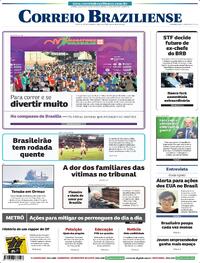 Capa do jornal Correio Braziliense 20/04/2026