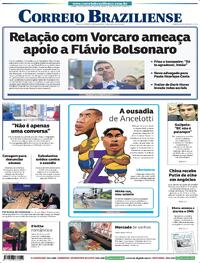 Capa Correio Braziliense 20/05/2026
