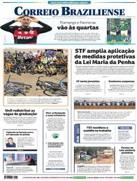 Capa Correio Braziliense 20/08/2026