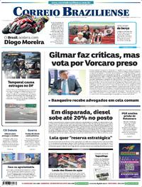 Capa do jornal Correio Braziliense 21/03/2026