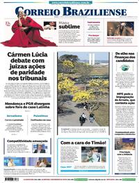 Capa Correio Braziliense 21/08/2026