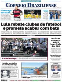 Capa Correio Braziliense 21/09/2026