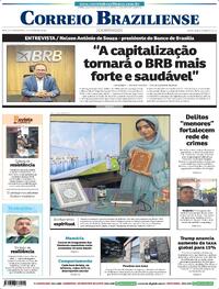 Capa do jornal Correio Braziliense 22/02/2026