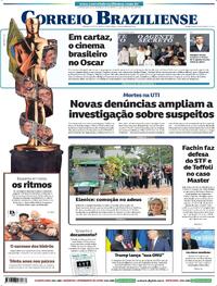 Capa do jornal Correio Braziliense 23/01/2026