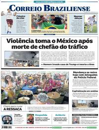 Capa do jornal Correio Braziliense 23/02/2026