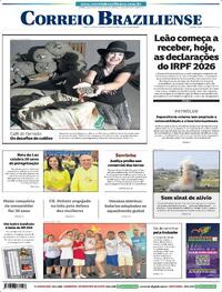 Capa do jornal Correio Braziliense 23/03/2026