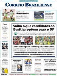 Capa Correio Braziliense 23/08/2026