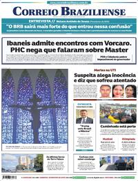 Capa do jornal Correio Braziliense 24/01/2026