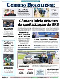 Capa do jornal Correio Braziliense 24/02/2026