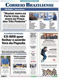 Capa do jornal Correio Braziliense 24/04/2026