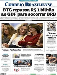 Capa Correio Braziliense 25/05/2026