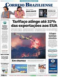 Capa Correio Braziliense 25/07/2026