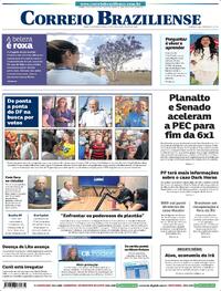 Capa Jornal Correio Braziliense