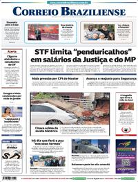 Capa do jornal Correio Braziliense 26/03/2026