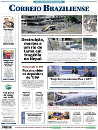 Capa Correio Braziliense 27/08/2026