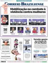 Capa do jornal Correio Braziliense 28/01/2026