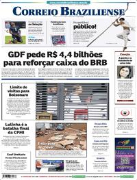 Capa do jornal Correio Braziliense 28/03/2026