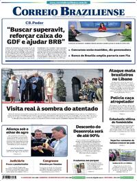 Capa do jornal Correio Braziliense 28/04/2026