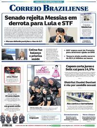 Capa do jornal Correio Braziliense 30/04/2026