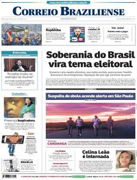 Capa Correio Braziliense 31/05/2026