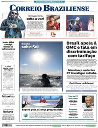 Capa Correio Braziliense 31/07/2026