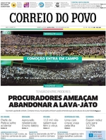 Capa do jornal Correio do Povo 01/12/2016