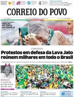 Capa do jornal Correio do Povo 05/12/2016