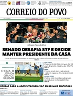 Capa do jornal Correio do Povo 07/12/2016